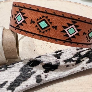 Western Boho Style Leather Bracelet SVG -Small/Medium Size,-File Only No Physical Product Shipped Glowforge Tested