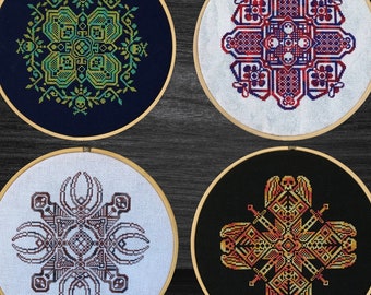 BUNDLE: All Four Squares of the Apocalypse - Cross Stitch Patterns