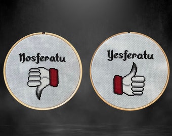 Nosferatu / Yesferatu - Cross Stitch PDF Patterns