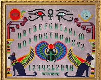 Cleopatra's Ouija Board - Cross Stitch Pattern PDF