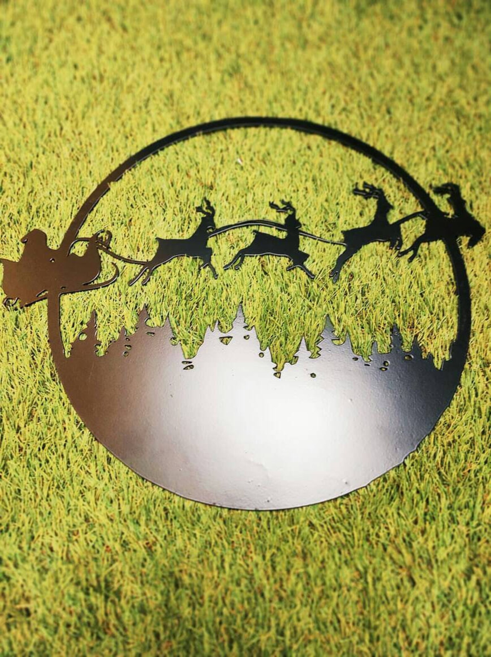Etsy Christmas metal wall art Christmas gifts Santa metal Etsy