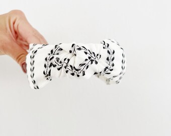 Black Vine Knotted Headband
