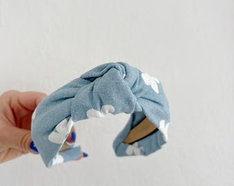 Jean Flower Knotted Headband