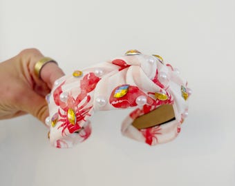 Lobster Gem Knotted Headband