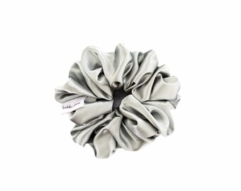 Sage Satin Scrunchie