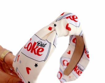Diet Coke  Knotted Headband