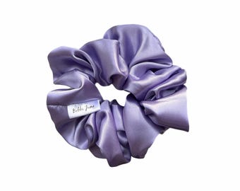 Coletero de satén morado