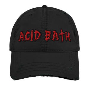 Acid Bath Distressed Hat