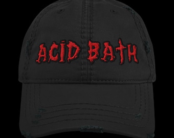 Acid Bath Distressed Hat