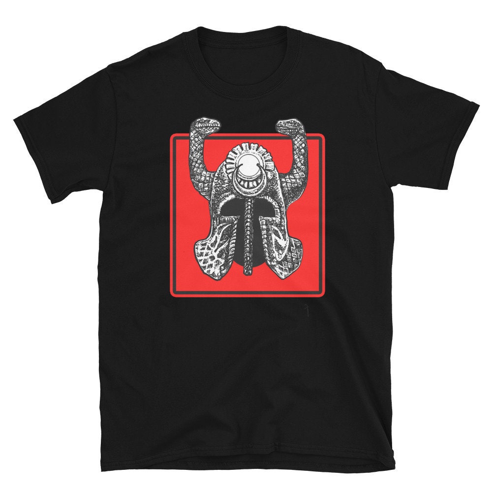 CONAN Thulsa DOOM Cult War Helmet T-SHIRT - 80s Arnold Movie