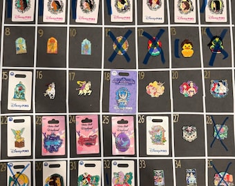 Authentic card Disney world N loungefly pins! Princess, Tinker Bell, Alice, Ariel, Belle, Snow White, Cinderella, Mulan, Pocahontas N more!