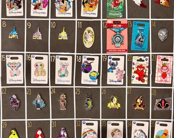 Carded Authentic Disney pins! Pick a pin! WDW. Clusters, Visa, villain, Marie, castle, Paris, Tokyo, puzzle, haunted mansion, tie-dye & more
