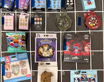 LoungeFly, FigPin and Disney Unopened boxes, bags And princess, stitch, haunted mansion, hocus Pocus pins! Authentic pins. You pick!!