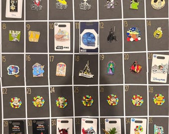 Carded Authentic Disney pins! Pick a pin! Disney World and Disneyland. Nightmare before Christmas, up, Star Wars, Aladdin, marvel and more!