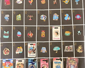 Authentic Disney Pin Aladdin, jasmine, Jafar, jeannie, Villain, princess  - You Choose!