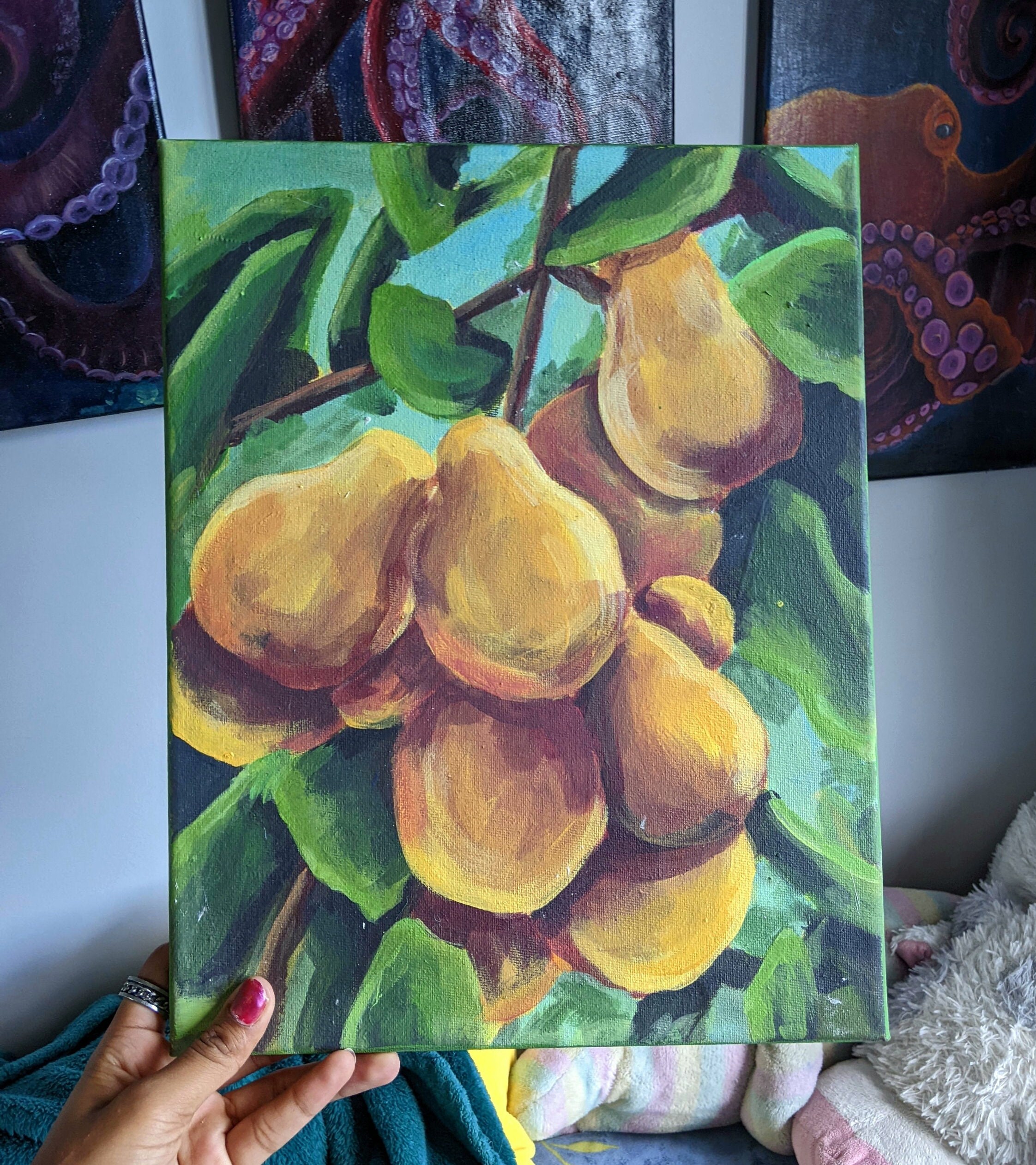 Peach and Pear 8x10 Glossy Print Etsy Canada