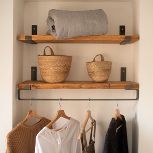 Floating wardrobe rail hotsell