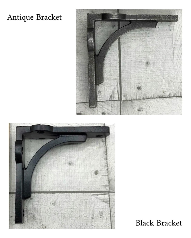 Rustic Solid Wood Radiator Shelf With Cast Iron Brackets Etsy UK