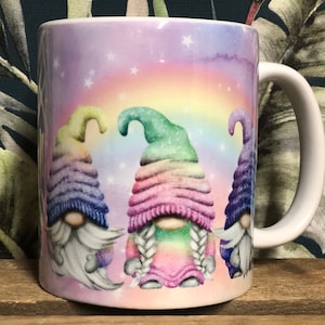 Gonk Mug Rainbow Gnome Mug