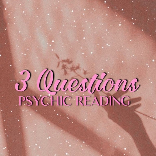 SAME HOUR 3 Question Tarot Reading, Psychic Reading