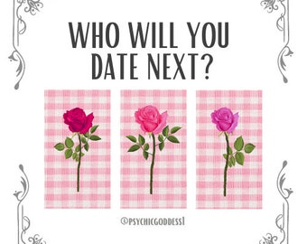 Who Will You Date Next? Pick A Pile Reading, Instant Download, Collective Reading, Same Hour