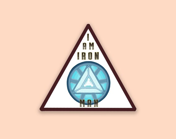 Iron Man Ich Bin Iron Man Arc Reactor Dreieck Etsy