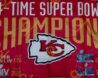 Kansas City Chiefs 4 x  Champions Flag
