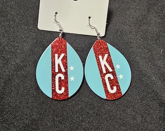 KC Current Acrylic Bling Earrings