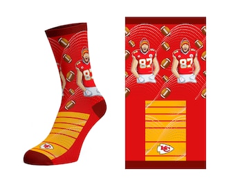 NFL Kansas City Chiefs Player Footwear For Men And Women Game Day Apparel Dress Socks