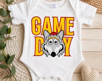 KC Wolf Chiefs Baby Onsie