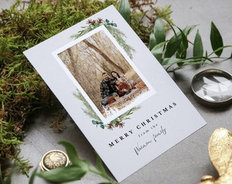 Custom Christmas Greeting Card, Personalized Family Christmas card, Holiday Gift, Photo Xmas Card, Custom Holiday Card, Printable, Digital
