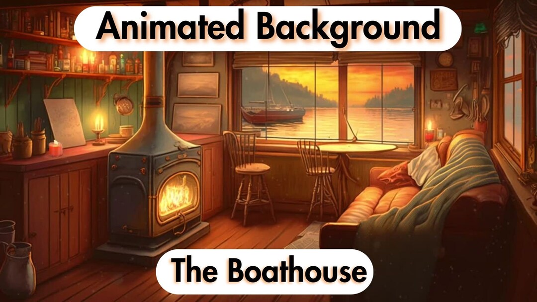 Animated Zoom Background for Student, Vtuber, Teams, Skype, Animated