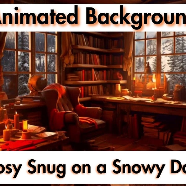 Zoom Snow Virtual Background Etsy