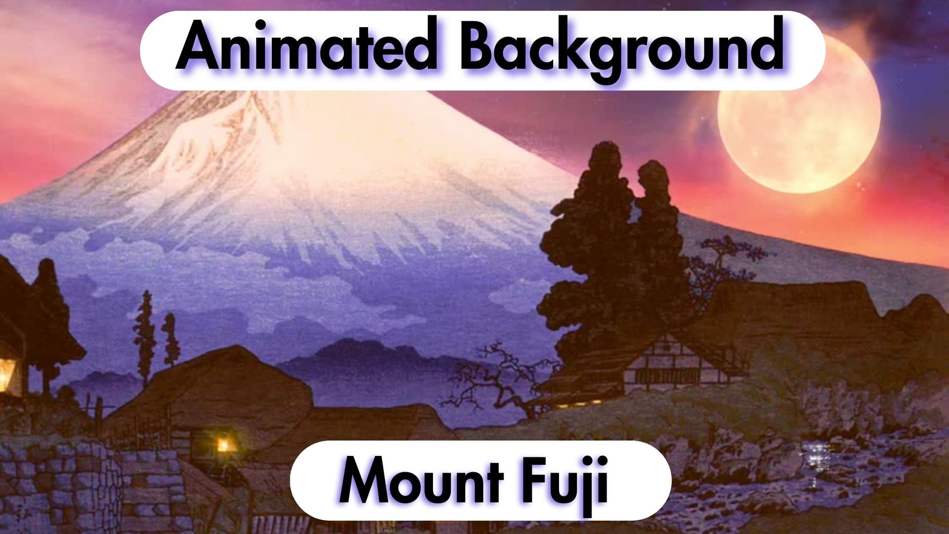 Animated Zoom Background for Online Meeting, Vtuber, Teams, Zoom