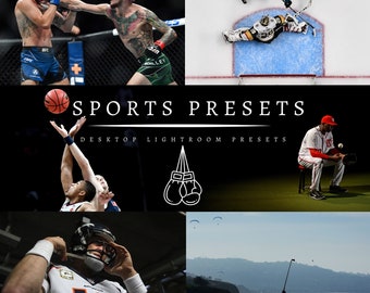 Sportfotografie Lightroom Presets: Professionelle Desktop-Filter (XMP-Dateien)