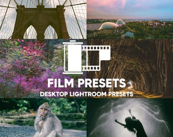 Film Lightroom Presets: Professionelle Fotografie Filter (Desktop .XMP Files)