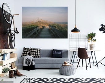 Kiawah Island Beach Print: Vintage Coastal Wall Art