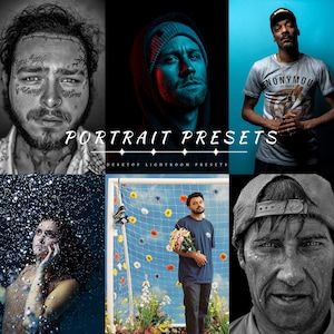5 Professional Portrait Lightroom Presets l Studio Presets | Influencer Preset | Film Presets | Film Aesthetic Preset l Vintage Analog Film