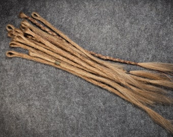 dark blonde dreads (SE) | custom made | synthetic dreadlock extensions | individually or in a set