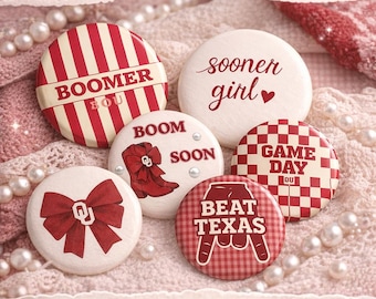 Oklahoma Game Day Pins | Boomer Choker OU Accessoires Set