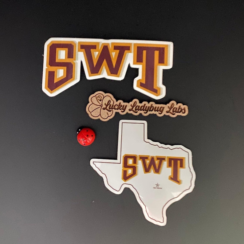 Southwest Texas State Sticker Set – SWT Alumni Pride Decals image 4
