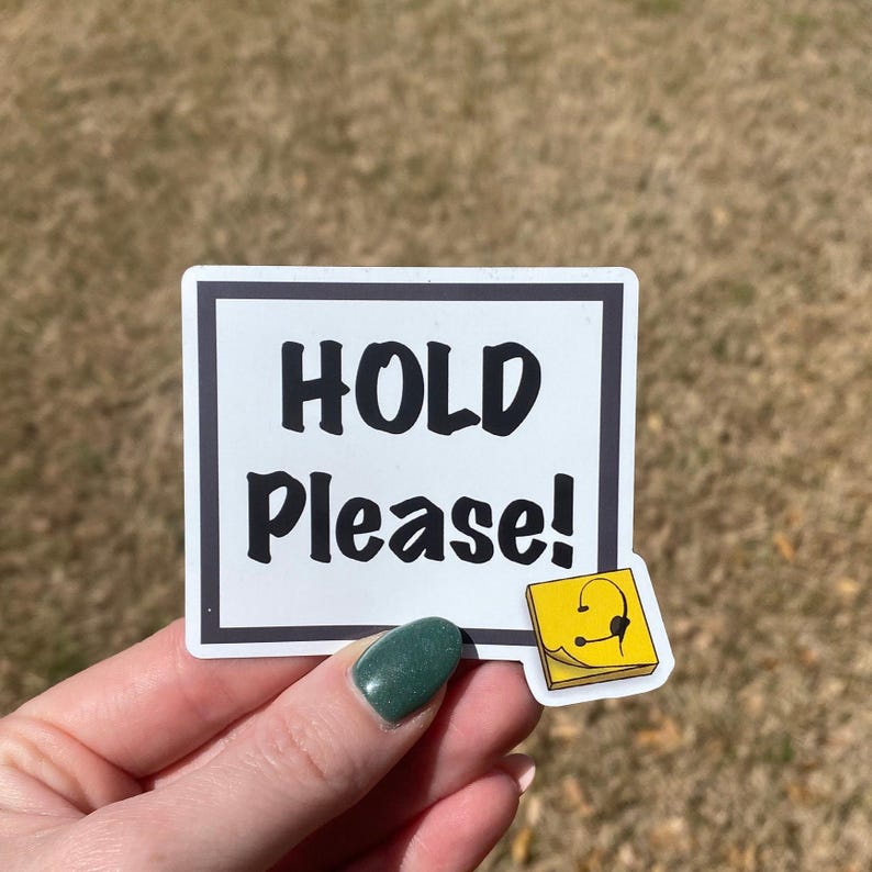 Stage Manager Magnet | HOLD Please Theatre Backstage Vinyl Magnet image 6