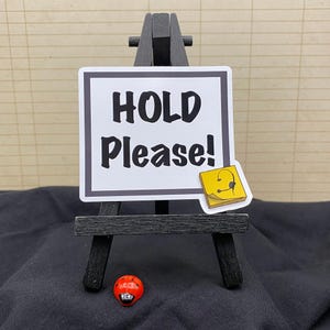 Stage Manager Magnet | HOLD Please Theatre Backstage Vinyl Magnet image 2