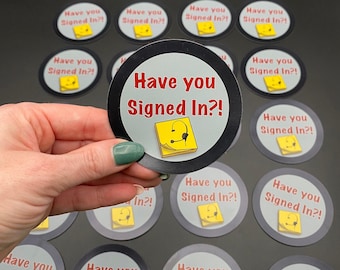 Stage Manager Magnet | Have You Signed In?  Theatre Backstage Vinyl Magnet