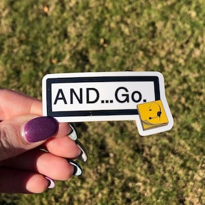 Stage Manager Sticker | AND...Go Theatre Vinyl Decal