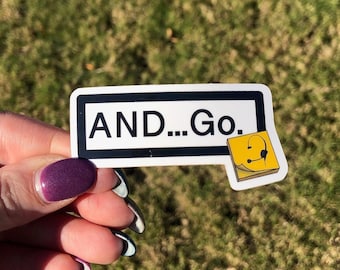 Stage Manager Sticker | AND...Go Theatre Vinyl Decal