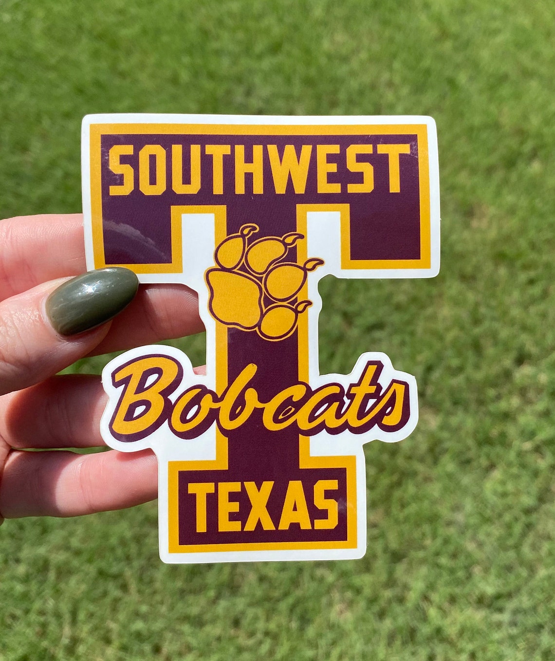 Southwest Texas State Universitybig T Bobcats Sticker SWT Etsy