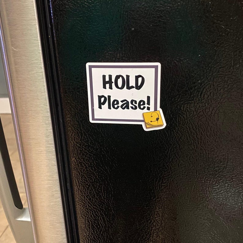 Stage Manager Magnet | HOLD Please Theatre Backstage Vinyl Magnet image 5