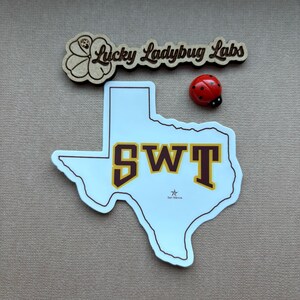 Southwest Texas State Sticker Set – SWT Alumni Pride Decals image 3