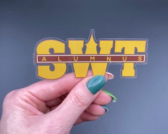 SWT Alumnus Clear Decal – Southwest Texas State University